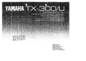 Yamaha TX-300U Owner's Manual