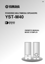 Yamaha YST-M40 Owner's Manual