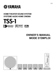 Yamaha TSS-1 Owner's Manual