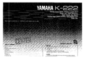 Yamaha K-222 Owner's Manual