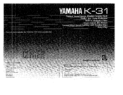 Yamaha K-31 Owner's Manual