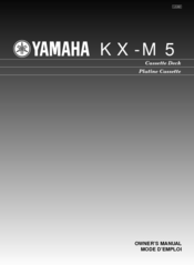 Yamaha KX-M5 Owner's Manual