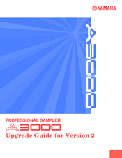 Yamaha A3000 Upgrade Manual