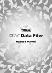 Yamaha QY Data Filer Owner's Manual