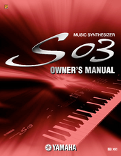 Yamaha S-03SL Owner's Manual