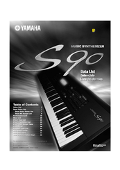 Yamaha S90 Data List