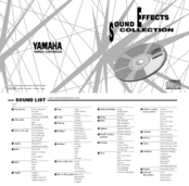 Yamaha SU-10 Sound List