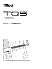 Yamaha TQ5 Operating Manual