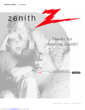 Zenith A20A22D Operating Manual