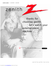 Zenith A27A23W Operating Manual