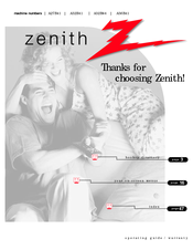 Zenith A27B41 Operating Manual