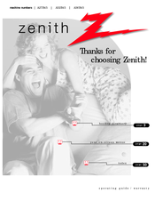 Zenith A32B43 Operating Manual