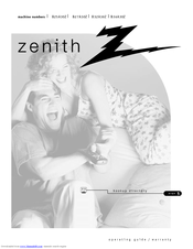 Zenith B27A30Z Operating Manual
