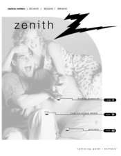 Zenith B27A34Z Operating Manual
