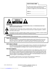 Zenith C13A03D Instruction Manual