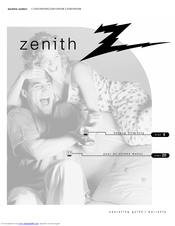Zenith IQB55M92W Operating Manual