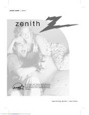 Zenith VRB422 Operating Manual