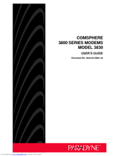 Paradyne COMSPHERE 3830 User Manual
