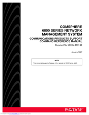 Paradyne COMSPHERE 6800 Series Command Reference Manual