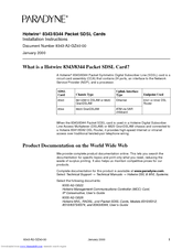 Paradyne Hotwire 8344 Installation Instructions Manual