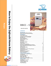 Zojirushi BBCC-S15 Recipe Book