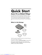 Zoom V3 5580 Quick Start Manual