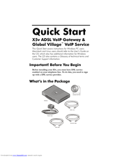 Zoom ZoomTel ADSL X5v 5585 Quick Start Manual