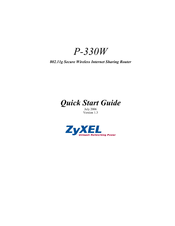 ZyXEL Communications P-330W -  V1.3 Quick Start Manual