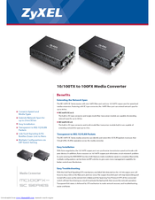 ZyXEL Communications MC100FX-SC2-A Specifications