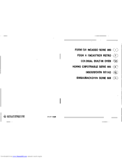 SMEG SFA680BR Manual