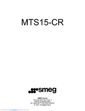 SMEG MTS15-CR Manual