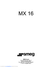 SMEG MX16 Manual