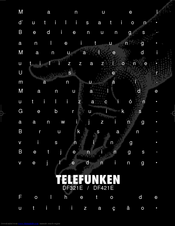 Telefunken DF421E User Manual