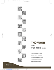 THOMSON RCT 311 D8M1 Manual