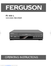 Ferguson Ferguson FV 400 L Operating Instructions Manual