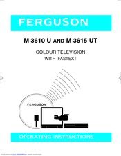 Ferguson M 3615 UT Operating Instructions Manual