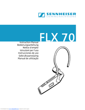 SENNHEISER FLX 70 - 01-08 Instruction Manual