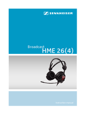 SENNHEISER HME 26-600(4) Instruction Manual