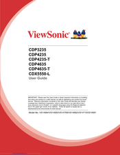 VIEWSONIC CDX5550-L User Manual