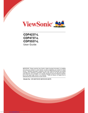 VIEWSONIC CDP4737-L User Manual