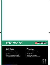 PARKSIDE KH 3020 BELT SANDER Manual