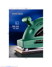 PARKSIDE PSS 310 Manual