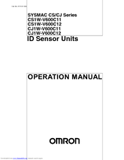 OMRON CS - 12-2004 Manual