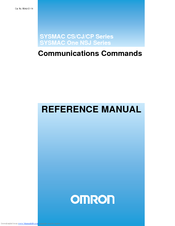 Omron CJ - REFERENCE MANUAL 07-2009 Reference Manual