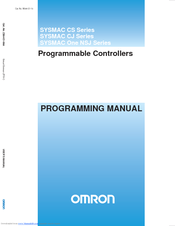 OMRON CJ - PROGRAMMING  08-2008 Programming Manual