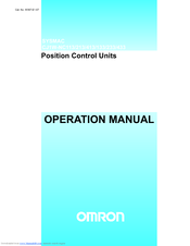 OMRON SYSMAC CJ1W-NC413 Operation Manual