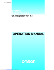 Omron CX-INTEGRATOR - V1.1 Operation Manual