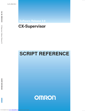 OMRON CX-SUPERVISOR - SCRIPT REFERENCE REV2.0 Reference Manual