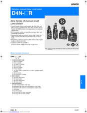 OMRON D4N-3C31R Datasheet