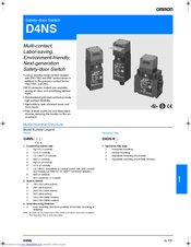 OMRON D4NS-2AF Datasheet
